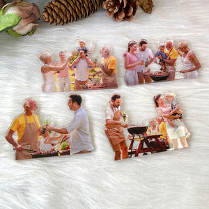 Custom Photo Gifts for BBQ Grillers Ornament, Grilling Gifts 05acvp140924 - Ornament - GoDuckee