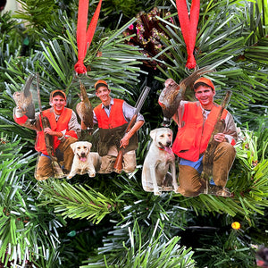 Custom Photo Gifts For Hunting Lovers Ornament 83acvp140924 - Ornament - GoDuckee