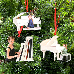 Custom Photo Gifts for Piano Players Ornament 27acvp140924 - Ornament - GoDuckee