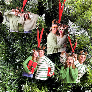 Custom Photo Gifts for Couple Ornament 42acvp140924 - Ornament - GoDuckee