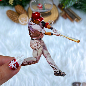 Custom Photo Gifts for Baseball Player Ornament 123acvp140924 - Ornament - GoDuckee