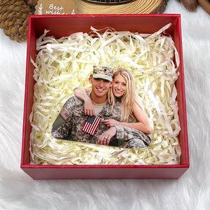 Custom Photo Gifts for Veteran Couple Ornament 39acvp140924 - Ornament - GoDuckee