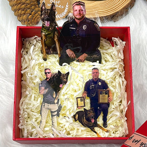 Custom Photo Gifts for Police Ornament 29acvp140924 - Ornament - GoDuckee