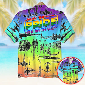 LGBT May The Pride Be With Us Hawaiian Shirt 01qhqn150623 - Hawaiian Shirts - GoDuckee