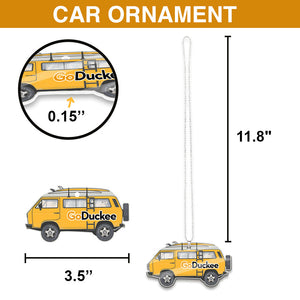 Personalized Flat Car Ornament And Keychain mẫu PW-CO - Ornament - GoDuckee