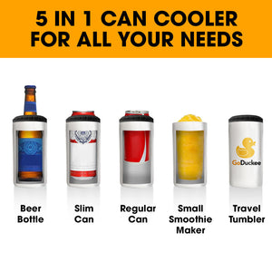 World's Best Dad, Personalized Beer, Dad 4 In 1 Can Cooler Tumbler Gift For Dad 03DNPO130623TM-01-TT - Can Cooler - GoDuckee