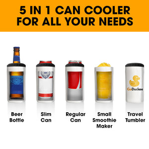 World's Best Dad, Personalized Beer, Dad 4 In 1 Can Cooler Tumbler Gift For Dad 03DNPO130623TM-01 - Can Cooler - GoDuckee