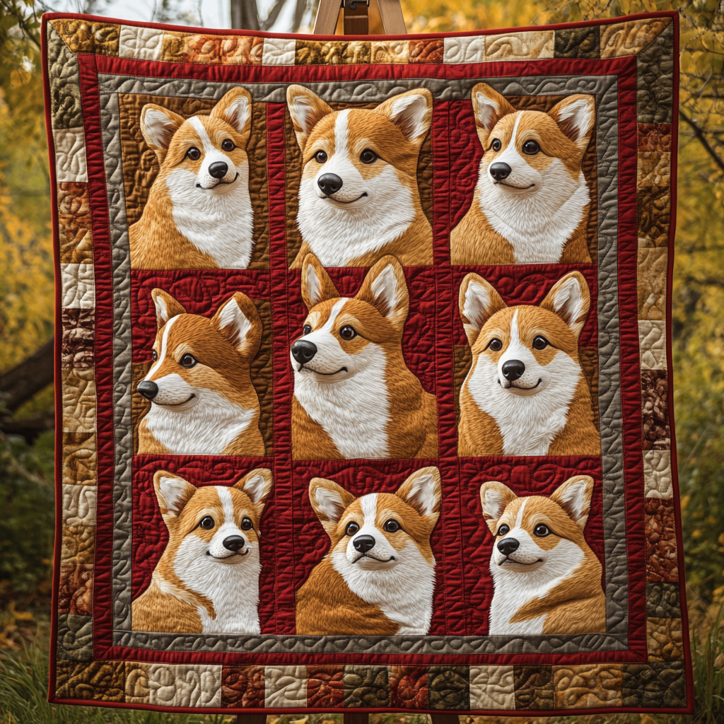 Gifts For Dog Lover Blanket Joyful Corgi Charm - Blanket - GoDuckee