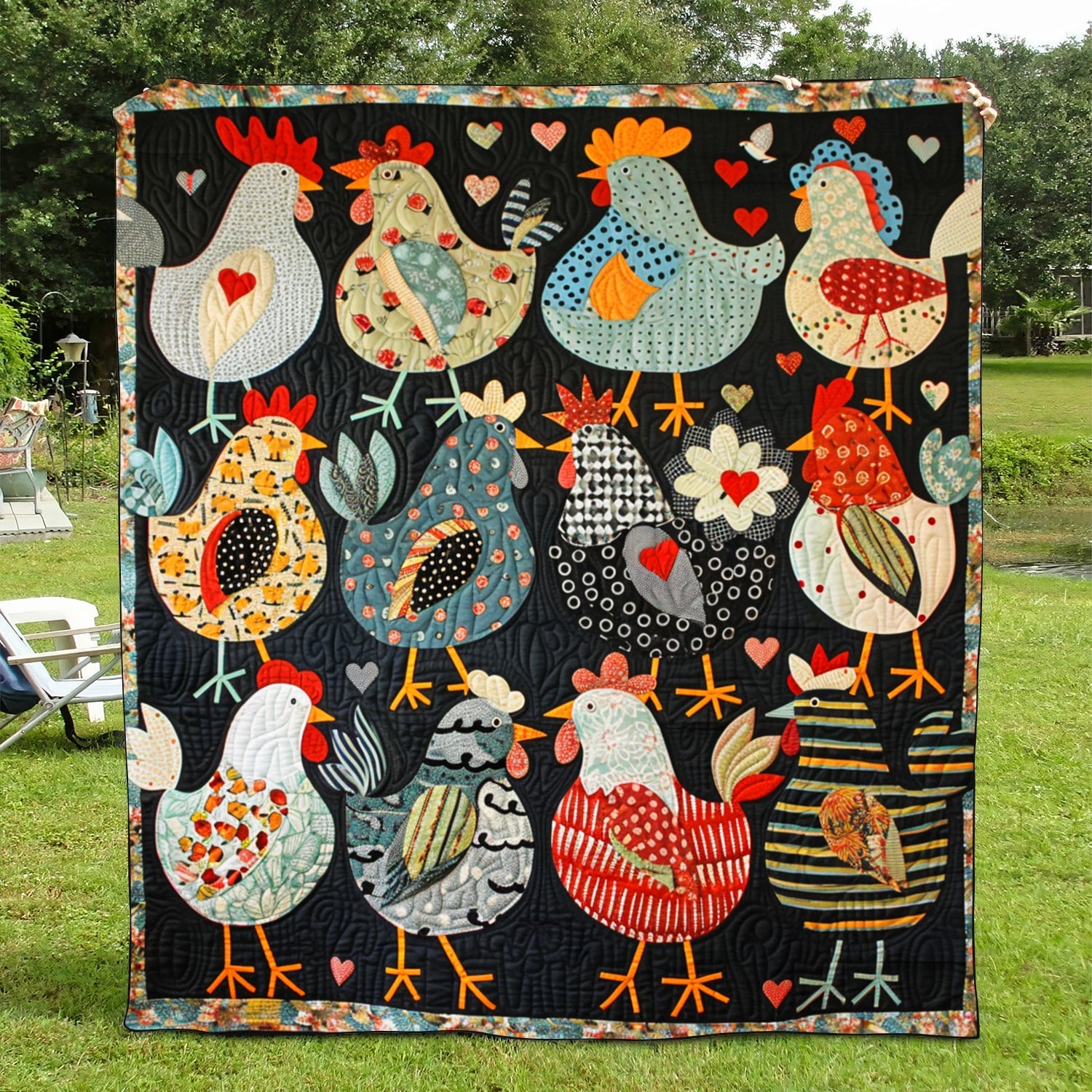 Gifts For Chicken Lover Blanket Chicken Paradise - Blanket - GoDuckee
