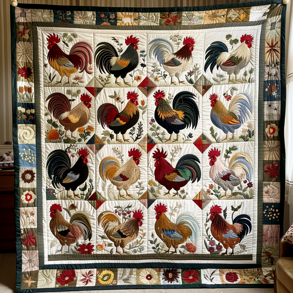 Gifts For Chicken Lover Blanket Farmhouse Fowl - Blanket - GoDuckee