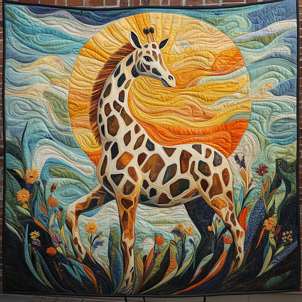Gifts For Giraffe Lover Blanket Giraffe Grace - Blanket - GoDuckee