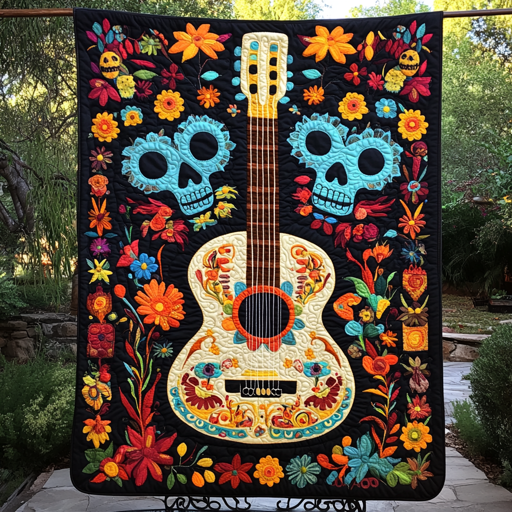 Gifts For Guitar Lover Blanket Harmony Vibes - Blanket - GoDuckee