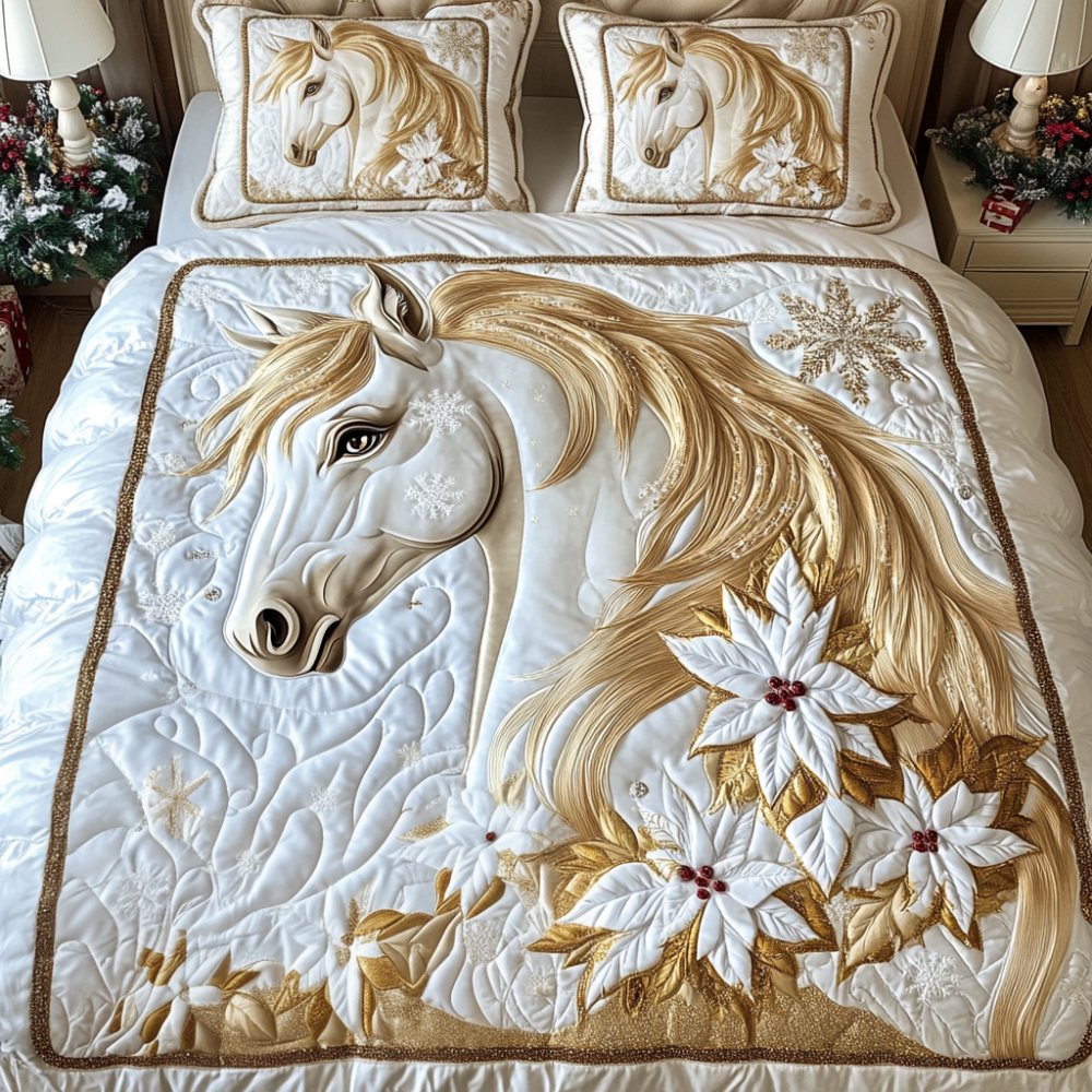 Gifts For Horse Lovers Quilt Bed Set Horse Brilliance - Blanket - GoDuckee