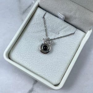 Custom Photo Projection Necklace - Royal Crown Charm 04 03acxx140325 - Necklace - GoDuckee