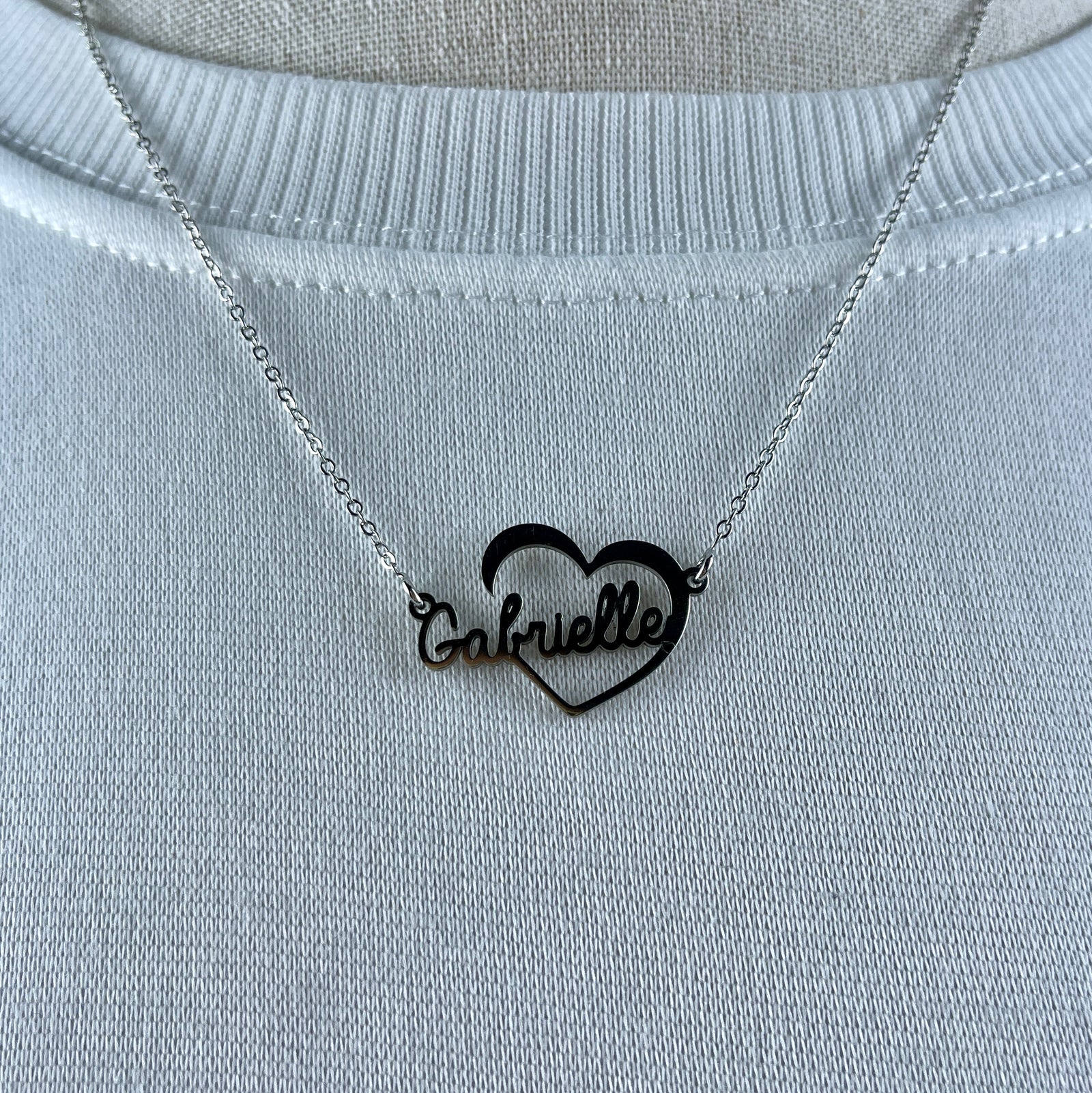 Personalized Name Necklace - Heartfelt Charm 08 13acxx140325 - Necklace - GoDuckee