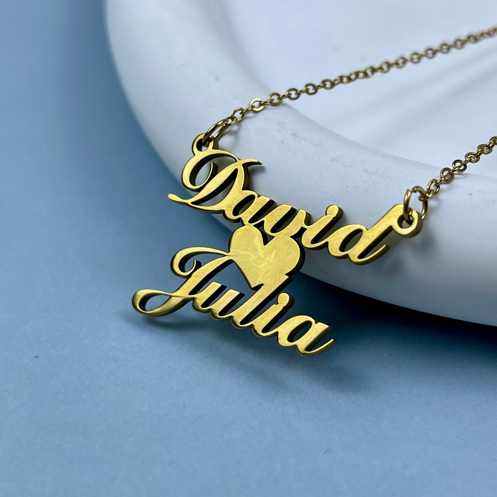 Personalized Couple Name Necklace 02 27acxx140325 - Necklace - GoDuckee