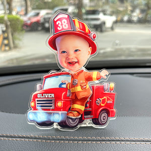 Custom Photo Gifts For Firefighter Shaking Head Standee Cute Gifts - Shaking Head Standee - GoDuckee