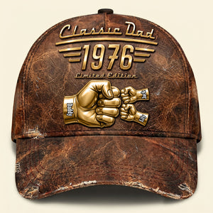 Classic Dad Limited Edition Cap- Personalized Father's Day Gifts 02nati230526 - Caps - GoDuckee