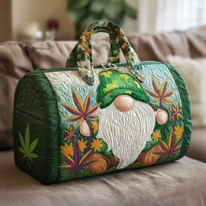 Chill Gnome Quilted Duffle Bag Personalized Gifts For Gnome Lovers 01TOTI220925 - Quilted Duffle Bag - GoDuckee