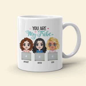 You Are My Tribe - Personalized Colleagues Coffee Mug - Gift For Colleagues - Coffee Mug - GoDuckee