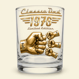 Timeless Dad Round Glass - Personalized Gifts For Dads 02NATI200526 - Glass - GoDuckee