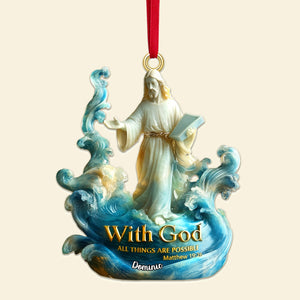 Personalized Gifts For Christmas, The God Acrylic Ornament 01tgmg180925 - Ornament - GoDuckee