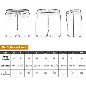 Personalized Couple Beach Shorts mẫu (làm theo template + bảng size Gary/Fairy) - Beach Shorts - GoDuckee