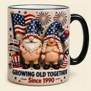 Growing Old Together Magic Coffee Mug - Personalized Gifts For Couple 02nati030626 - Coffee Mug - GoDuckee