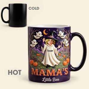 Grandma, Mama's Little Boos Magic Mug - Personalized Gifts For Halloween Magic Mug 05TOTI300726
