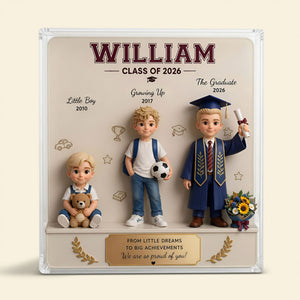 Graduation Milestone Acrylic Plaque - Personalized Custom Photo Gift For Graduation 03TYTI090526 - Shaped Plaques - GoDuckee