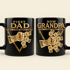 First Dad Now Grandpa Magic Mug - Personalized Gifts For Dads 03huti220526 - Coffee Mug - GoDuckee