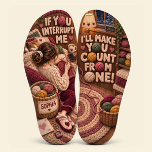In My Knitting Era Socks - Personalized Gifts For Knitting Lovers 03HATI220926 - Socks - GoDuckee