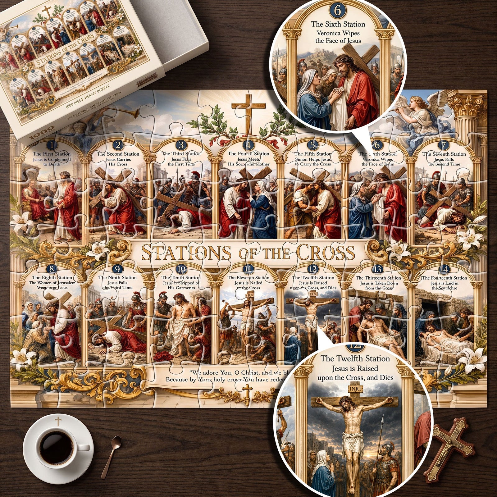 Faith Inspired Jigsaw Puzzle Personalized Gifts For Christians 02HUTI200726-Homacus