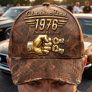 Classic Dad Limited Edition Cap- Personalized Father's Day Gifts 02nati230526 - Caps - GoDuckee