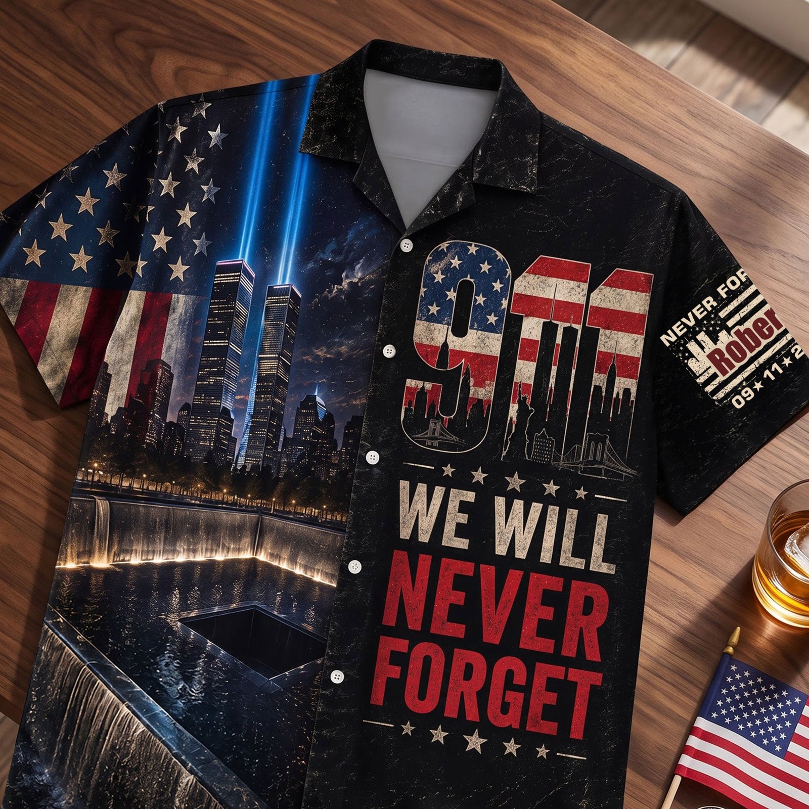 9/11 Never Forget Hawaiian Shirt – Personalized Memorial Tribute Gifts For Patriots 02huti060826 - Hawaiian Shirts - GoDuckee