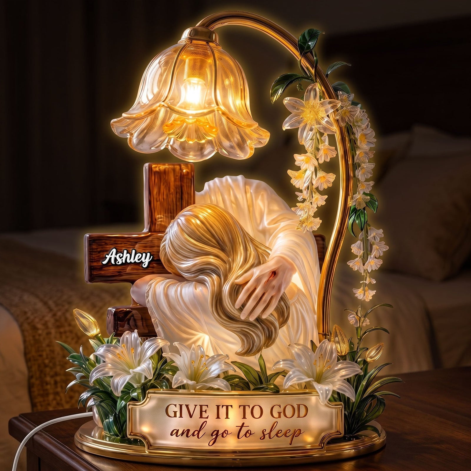 Trust In God Acrylic Light Box, Personalized Gift For Christians Girl 01qhti300626 - Light Box - GoDuckee