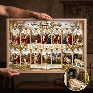 Jesus Carries The Cross Poster - Personalized Gifts For Christian 03HUTI200726 - Poster & Canvas - GoDuckee