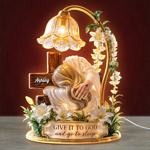Trust In God Acrylic Light Box, Personalized Gift For Christians Girl 01qhti300626 - Light Box - GoDuckee