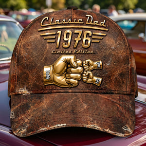 Classic Dad Limited Edition Cap- Personalized Father's Day Gifts 02nati230526 - Caps - GoDuckee