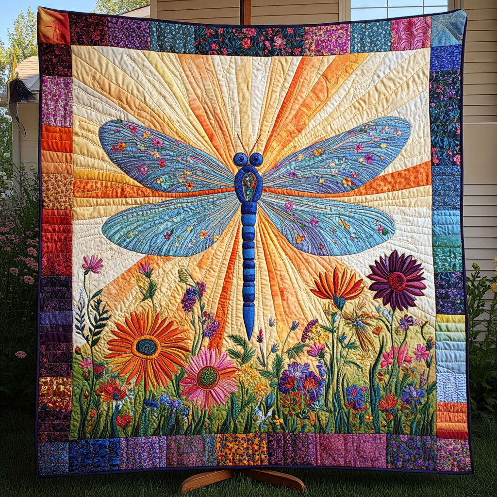 Gifts For Dragonfly Lover Blanket Mystic Dragonfly - Blanket - GoDuckee