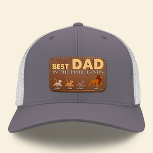 Personalized Gifts For Dad Leather Patch Hat 04nadc220524 Father's Day - Caps - GoDuckee