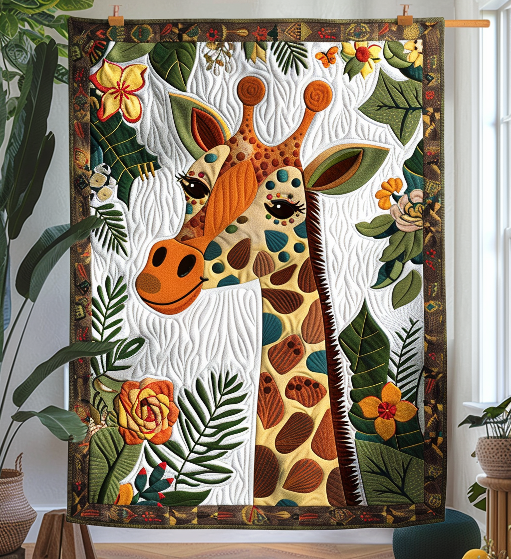 Gifts For Giraffe Lover Blanket Nature's Gentle Giant - Blanket - GoDuckee