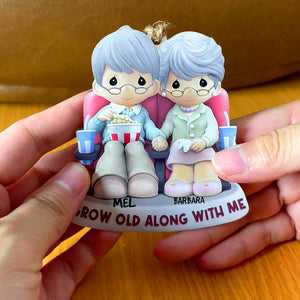 Grow Old Along With Me Personalized Movie Old Couple Ornament, Christmas Gift - Ornament - GoDuckee