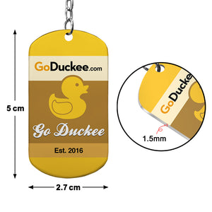 Drive Safe Personalized Sweet Couple Stainless Steel Keychain Gift For Couple - Keychains - GoDuckee