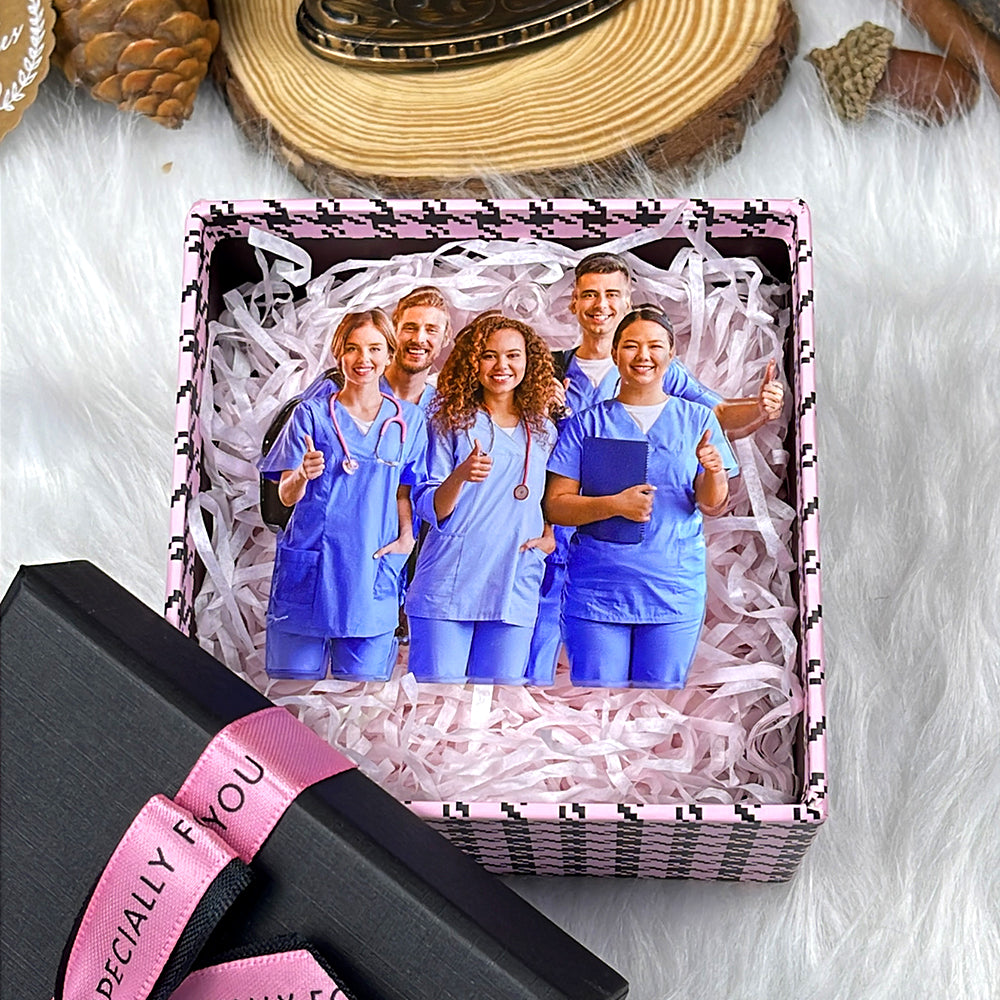 Custom Photo Gifts for Nurse Ornament 71acvp140924 - Ornament - GoDuckee