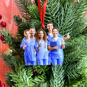 Custom Photo Gifts for Nurse Ornament 71acvp140924 - Ornament - GoDuckee