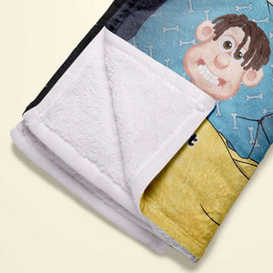 Personalized Gifts For Movie Lover Blanket Couple and Dogs Cats 04XQLU101224PA - Blanket - GoDuckee