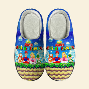 Personalized Gifts For Family Christmas Slippers 05XQLU160924PA - Shoes - GoDuckee