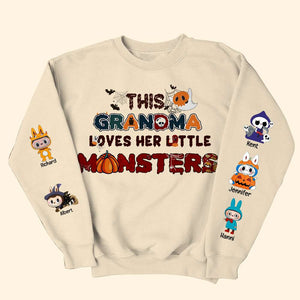 Personalized Gifts For Grandma Shirt Halloween 01XQLU270824 - AOP Products - GoDuckee