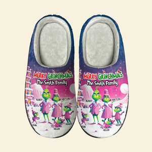 Personalized Gifts For Family Slippers Christmas 04XQLU160924 - Shoes - GoDuckee